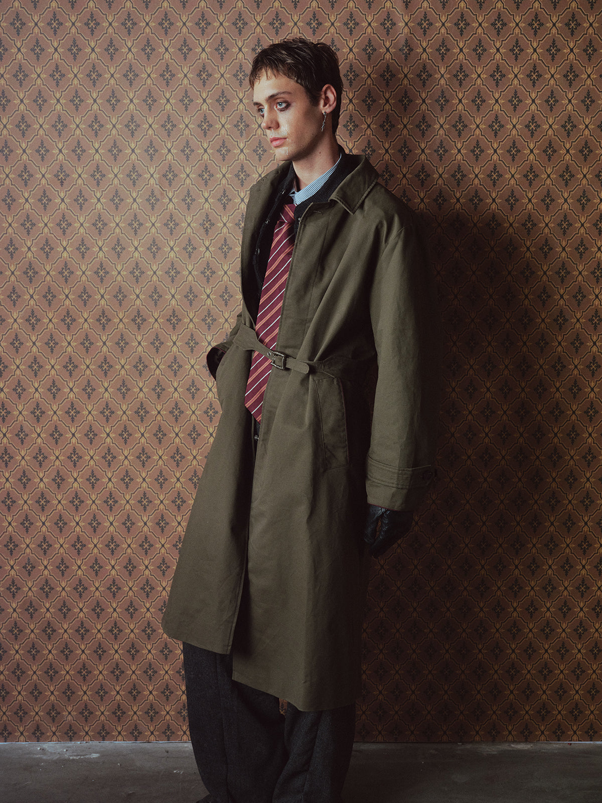 Single-breasted trench coat