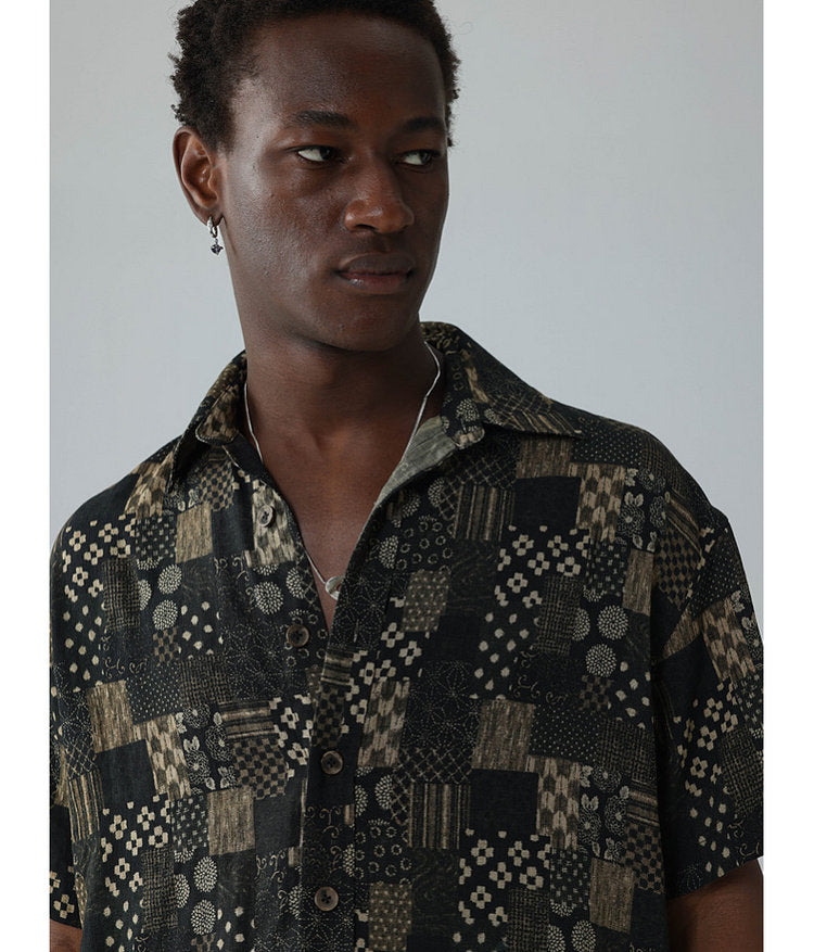 Vintage-style linen shirt