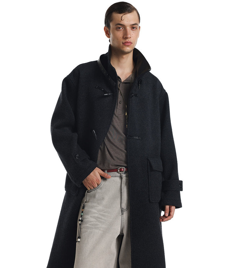 Toggle Button Wool Coat