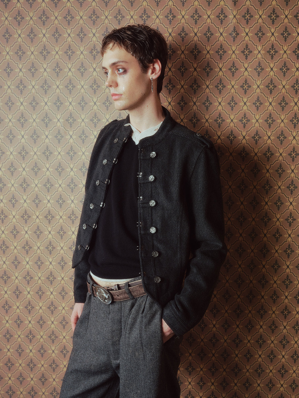 Napoleon Breasted Cropped Jacket