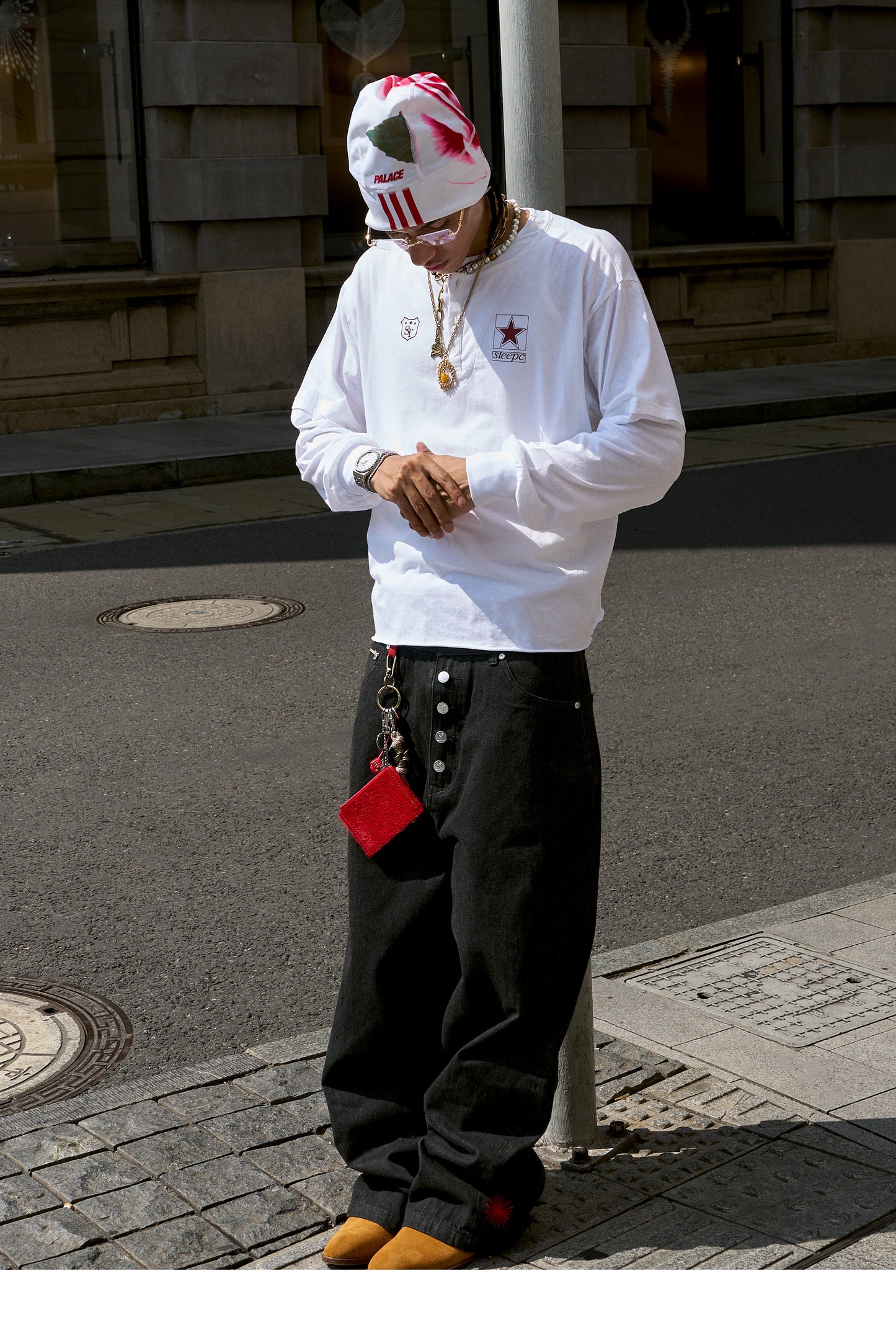 Layered Collar T-Shirt