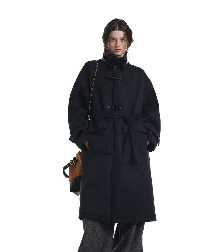 Toggle Button Wool Coat