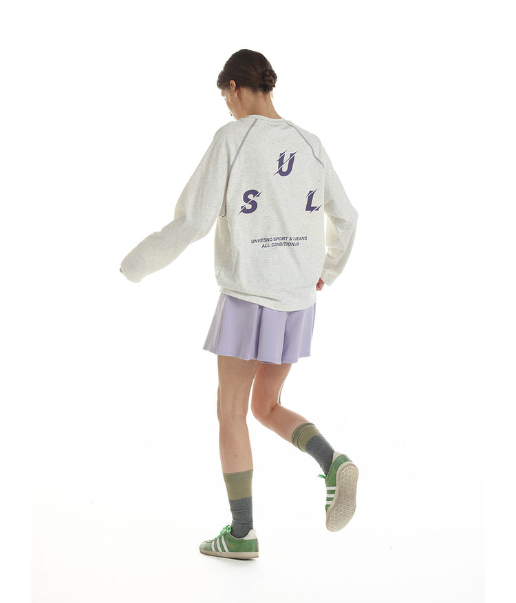 Contrast Color Raglan T-Shirt