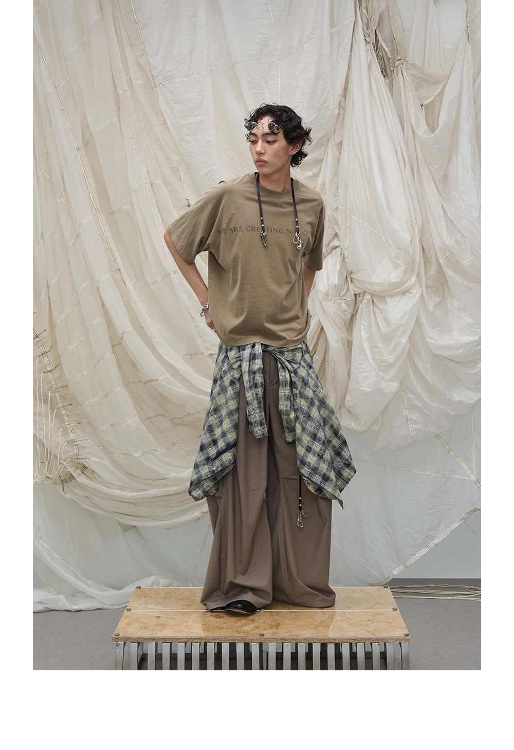 Cowhide Rope Necklace