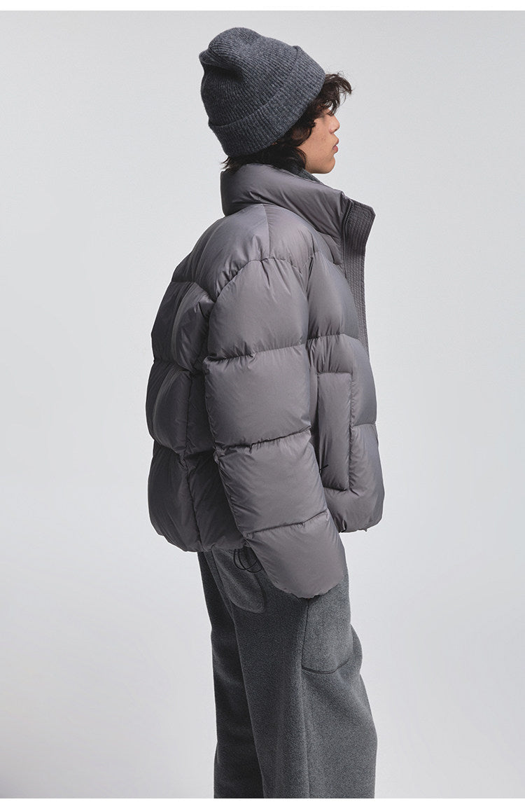 Classic Wrinkle-Processed Down Jacket