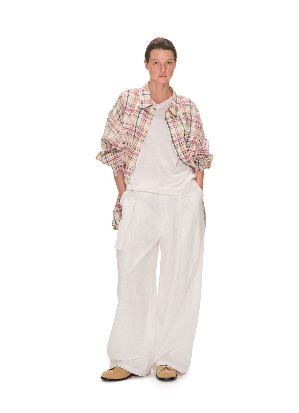 Checkered Linen Shirt
