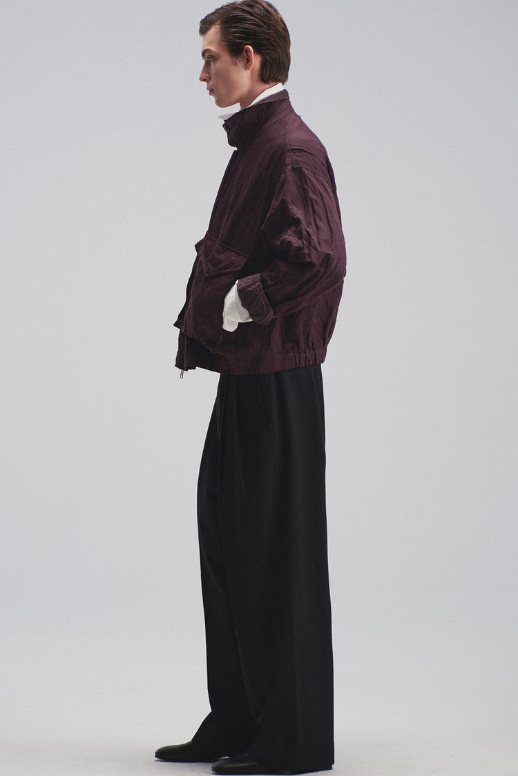 Casual Jacket with Subtle Wrinkles