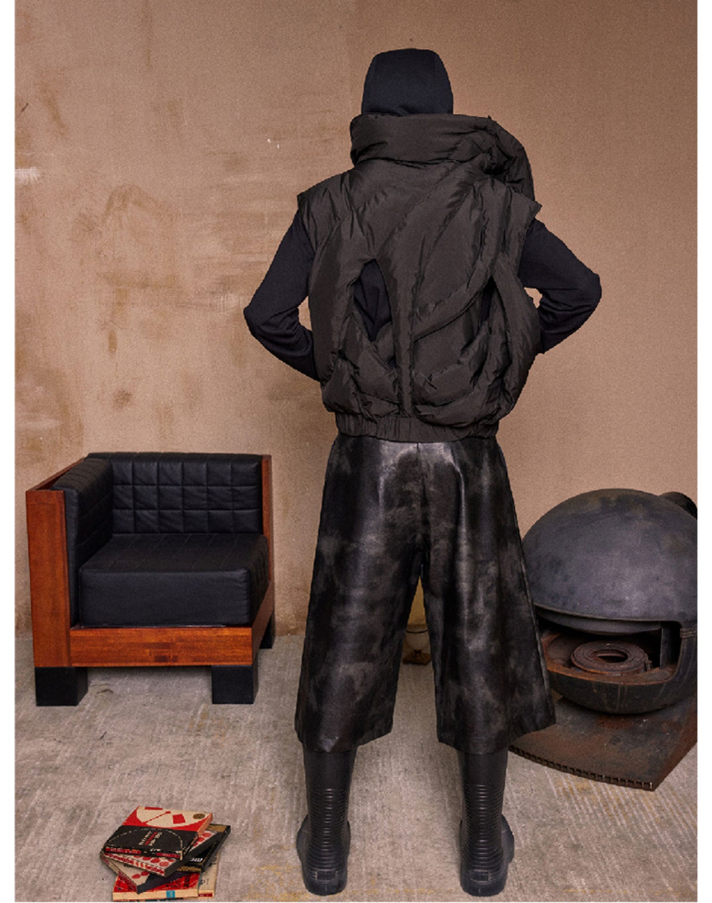 Original design dark knit hat