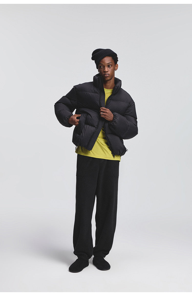 Classic Wrinkle-Processed Down Jacket