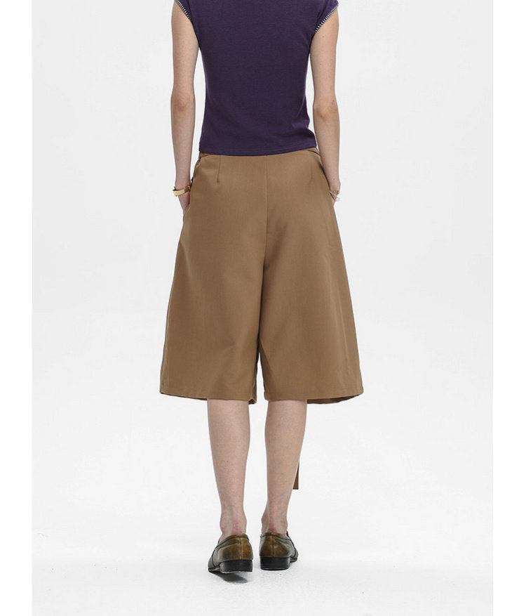 3D-Shirred Shorts