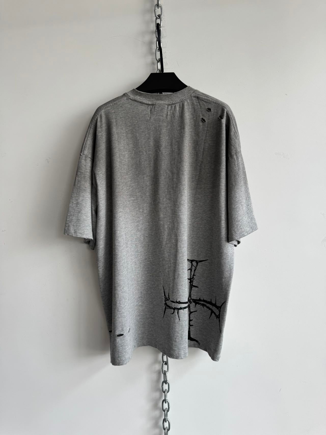 Spray Dye Hole Short Sleeve T-Shirt