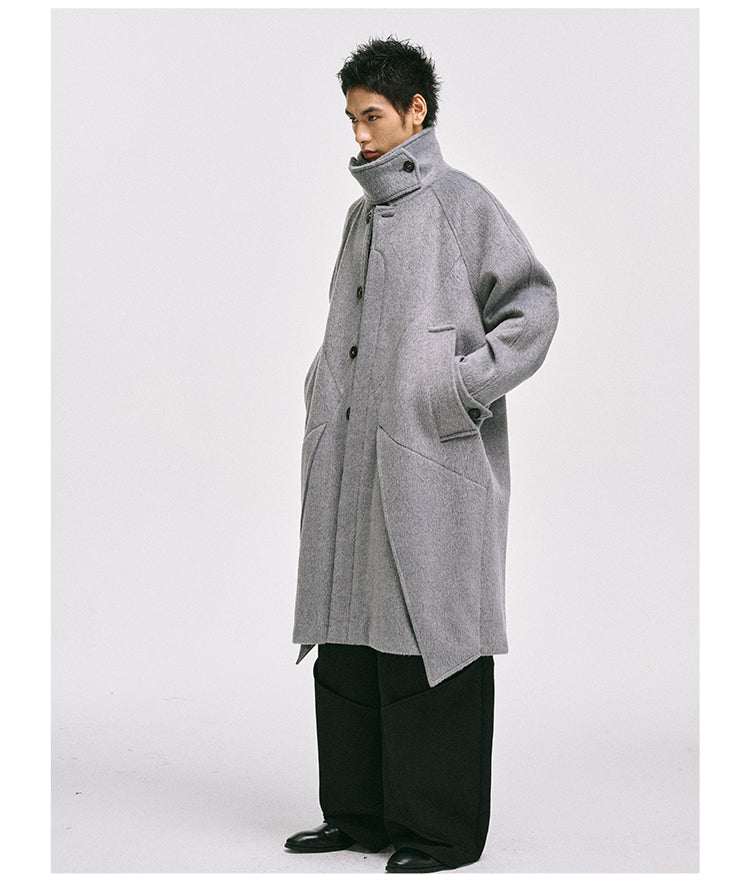 Clean Fit Casual Wool Coat