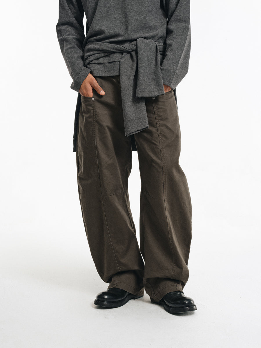 Cotton Rivet Casual Pants