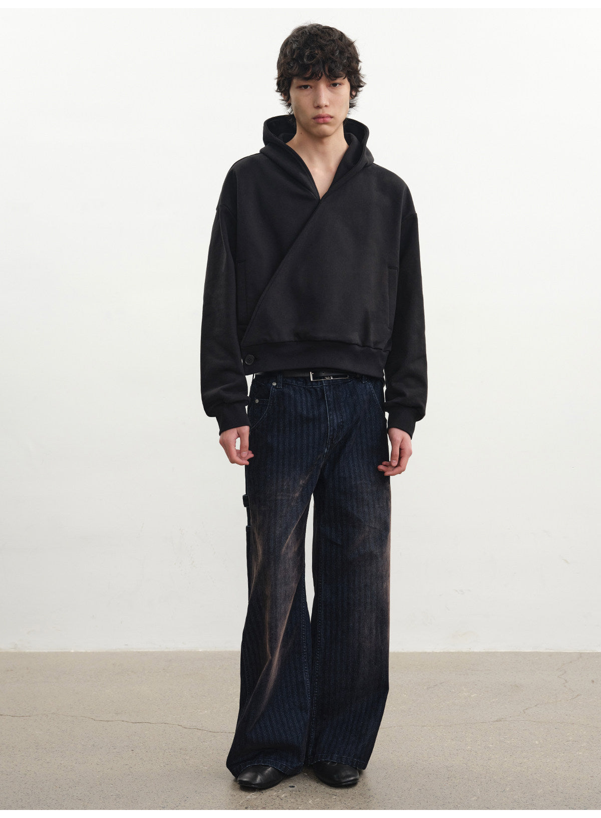 Crossover Hooded Sweatshirt