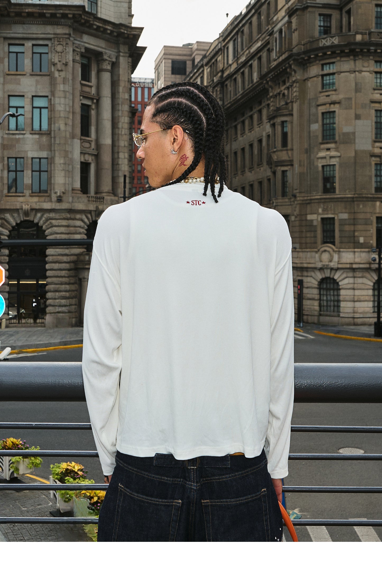 Loose Round Neck Print T-Shirt