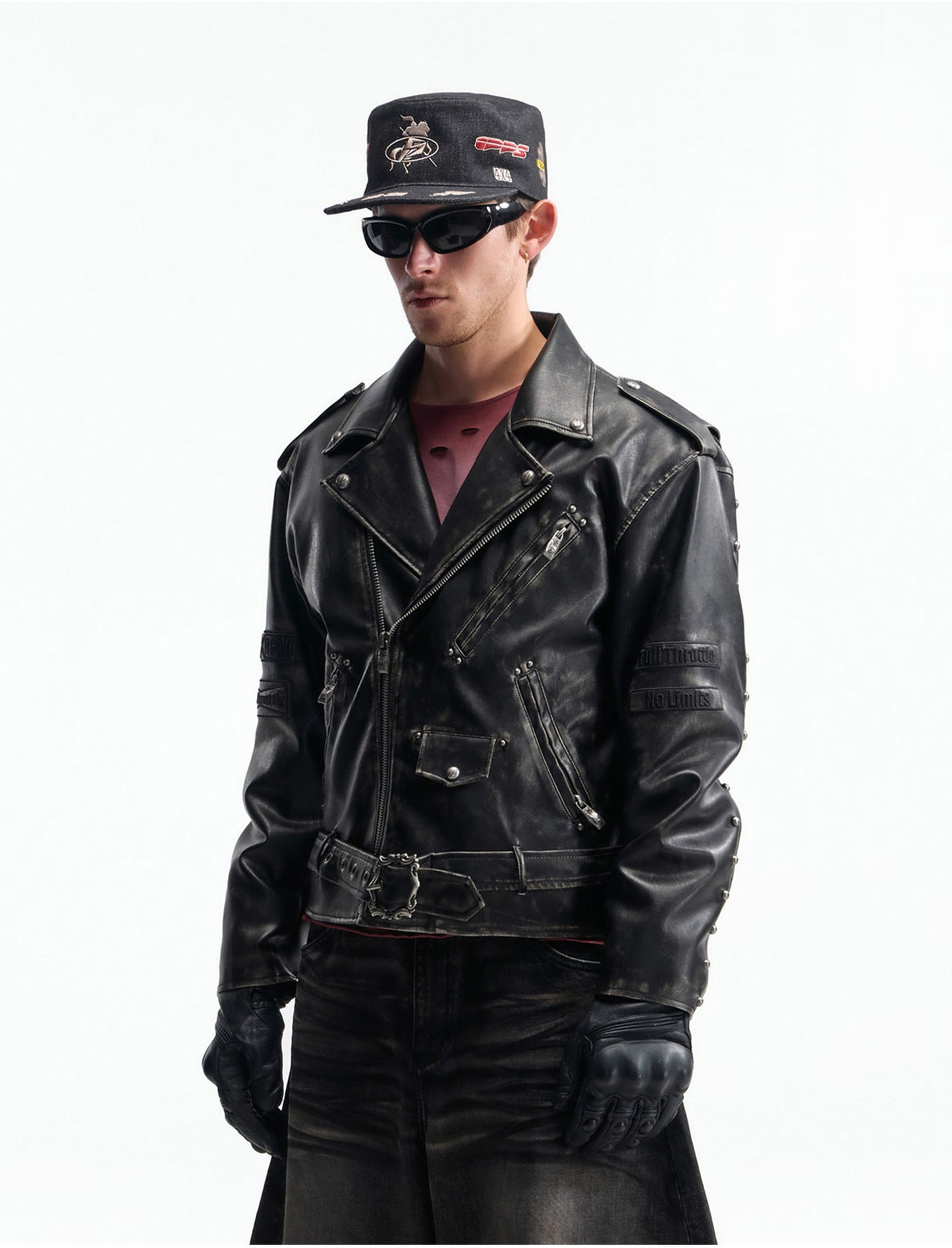 Oversized Leather Jacket