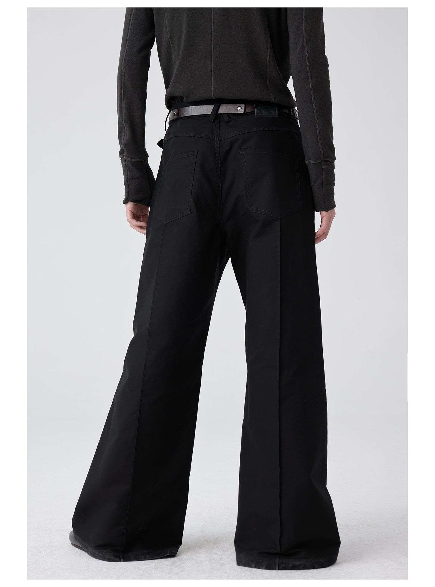 Center seam gusset wide pants