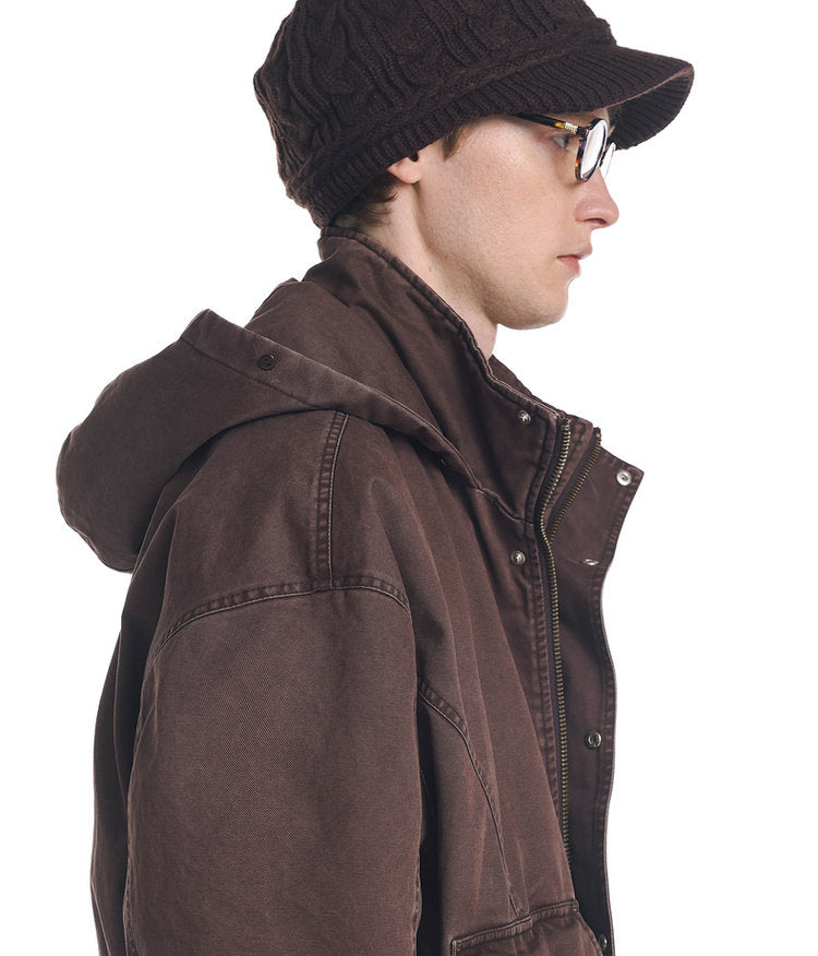 Burn Style Hooded Cotton Jacket