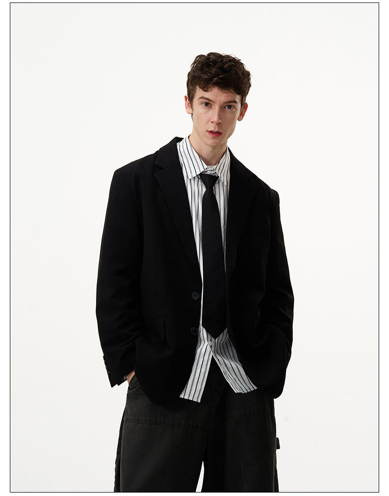 Clean Fit Silhouette Suit Jacket