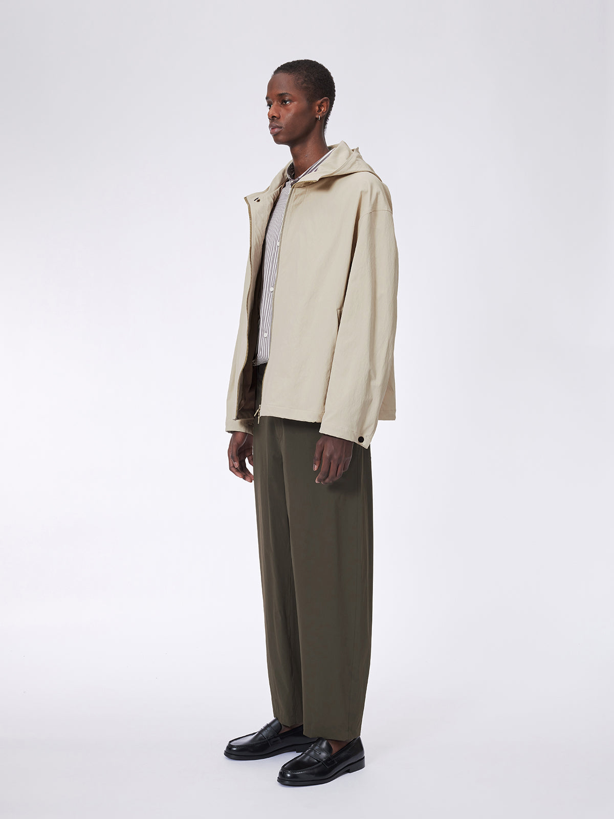 Water-repellent Hooded Jacket