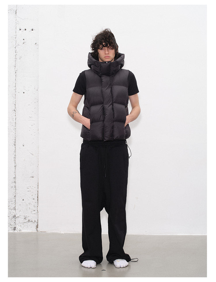 High-Fill Down Vest with Hood