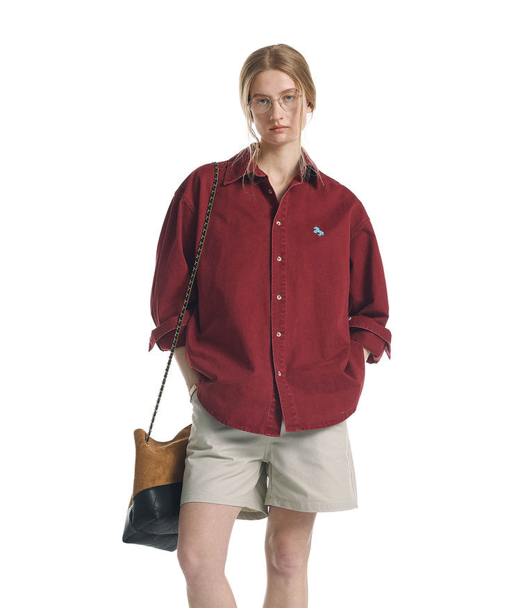 Vintage-Style Brushed Shirt