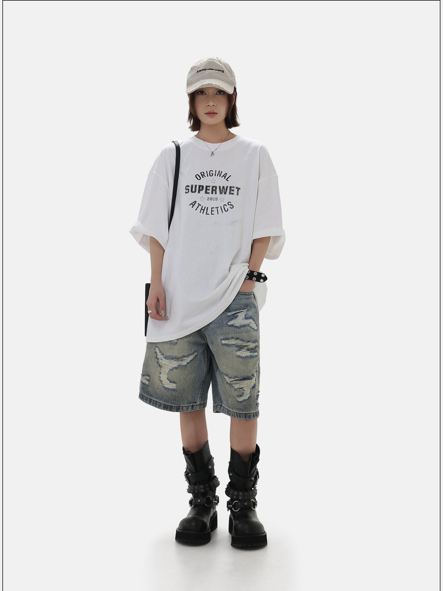 Casual Sequin-Print T-Shirt