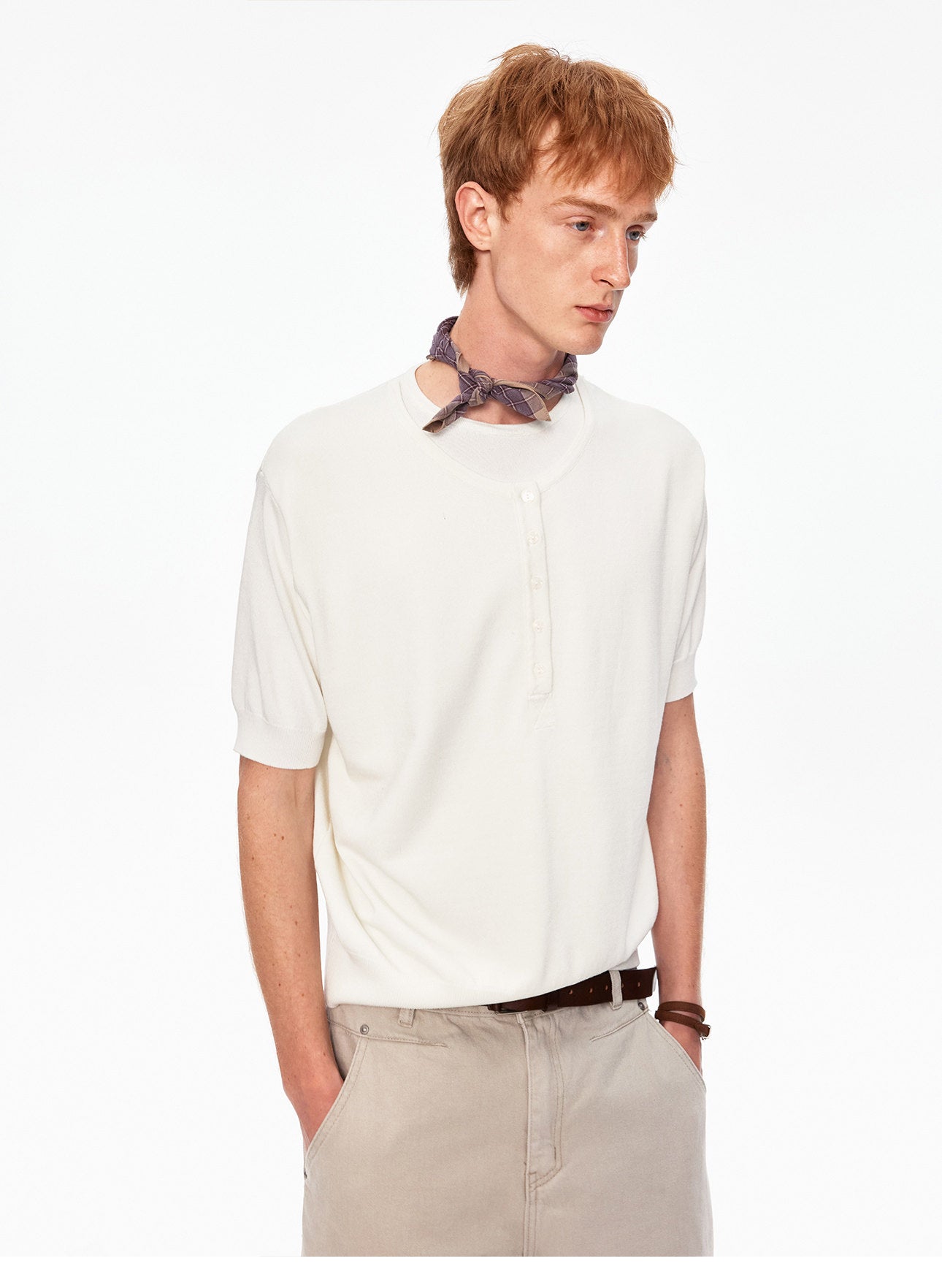Two-Tone Casual Knit