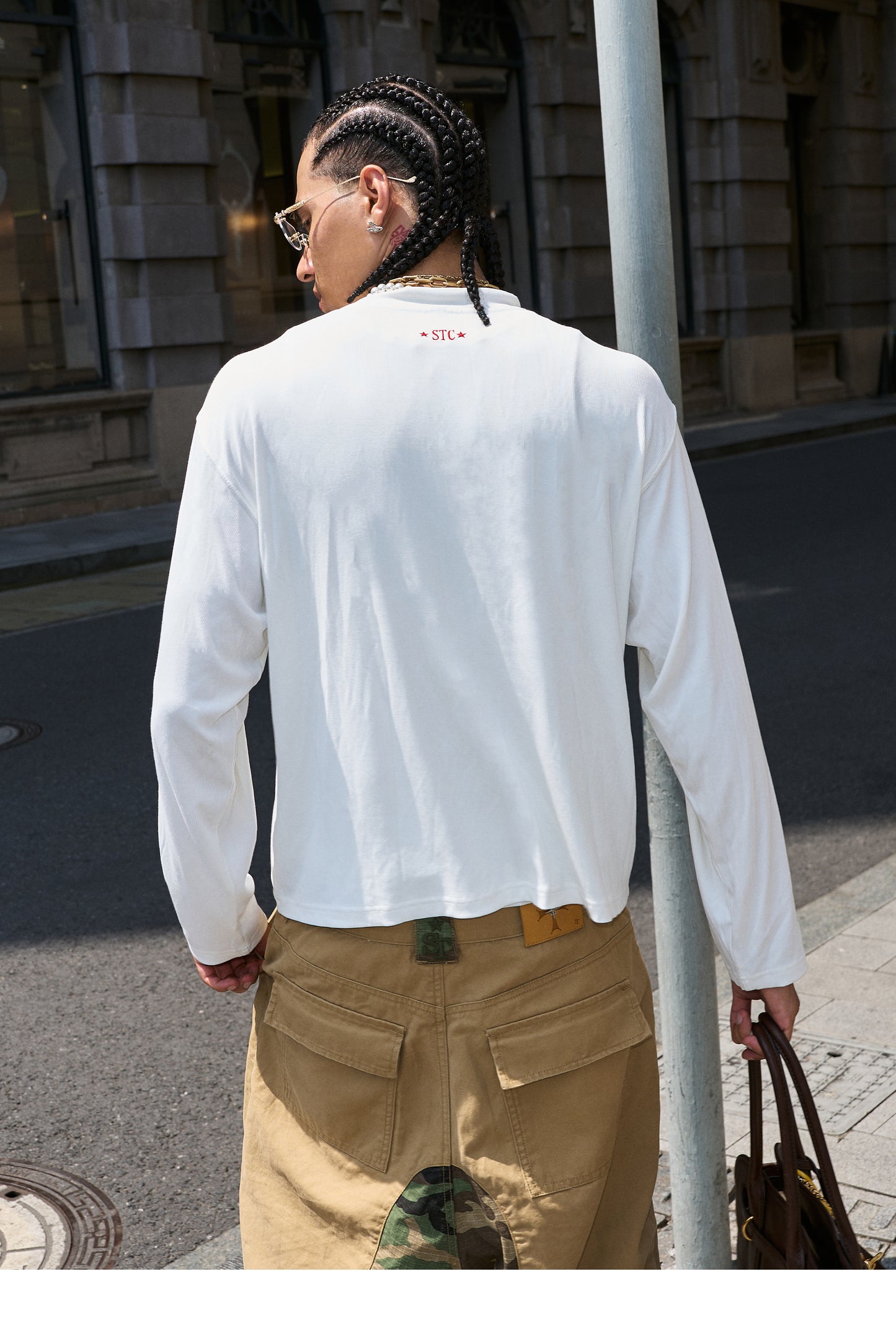 Loose Round Neck Print T-Shirt