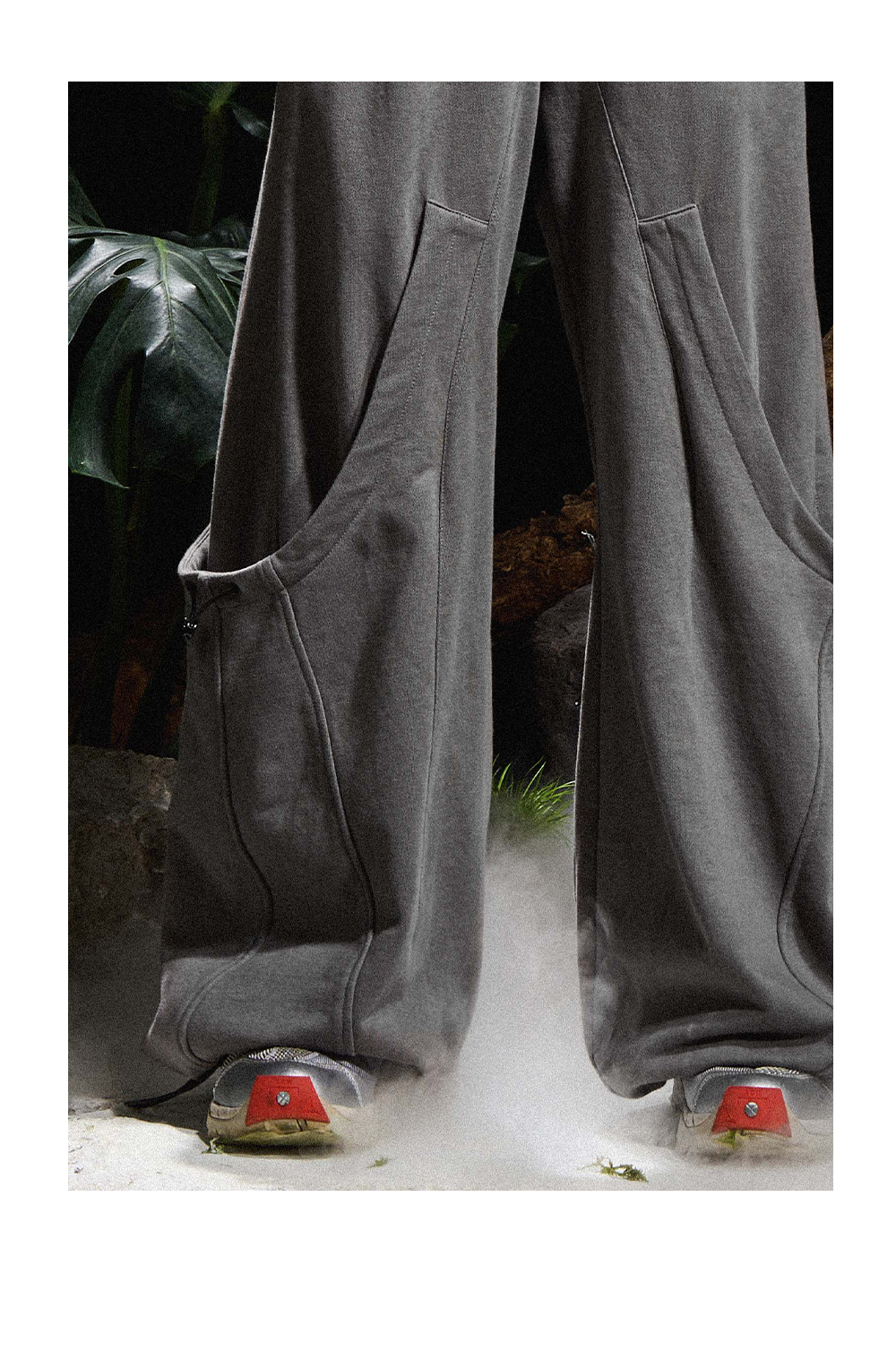 Drawstring Structure Casual Sweatpants