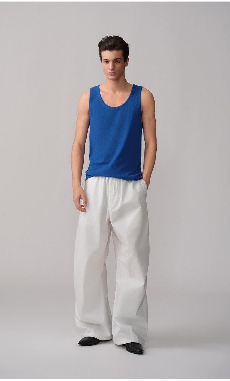 Casual Pants with Elastic Waistband