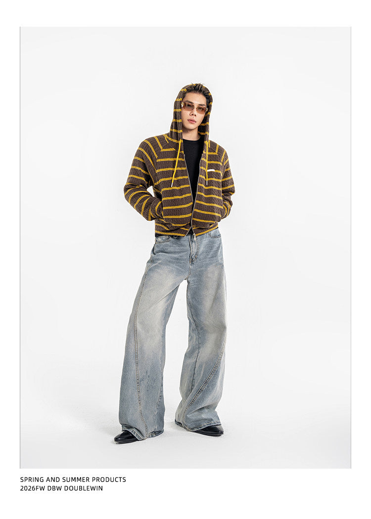 Gradient Denim Pants