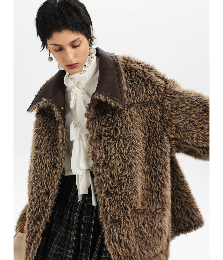 Reversible Faux Fur Jacket