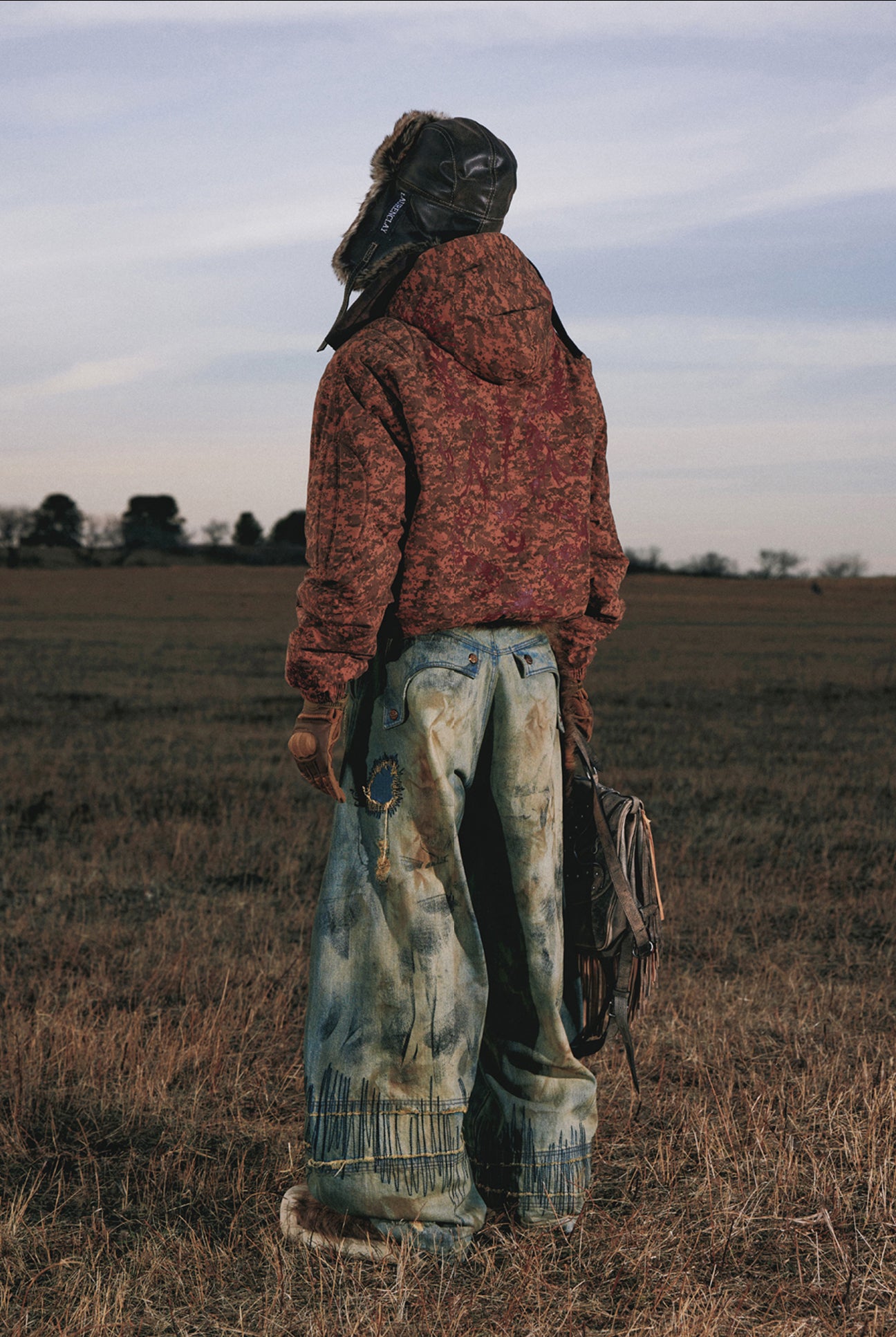 Patch Embroidered Jeans