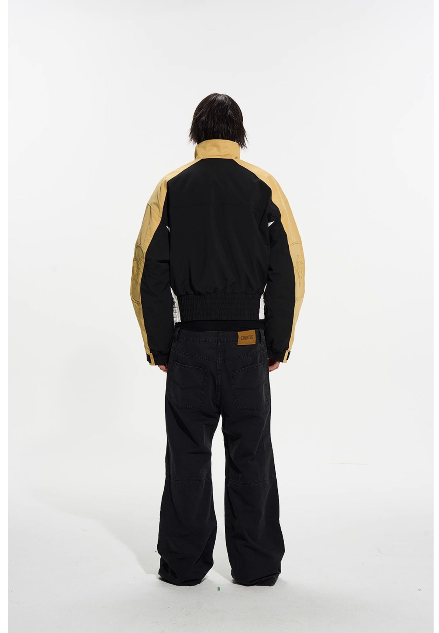 Sporty Patchwork Short Jacket