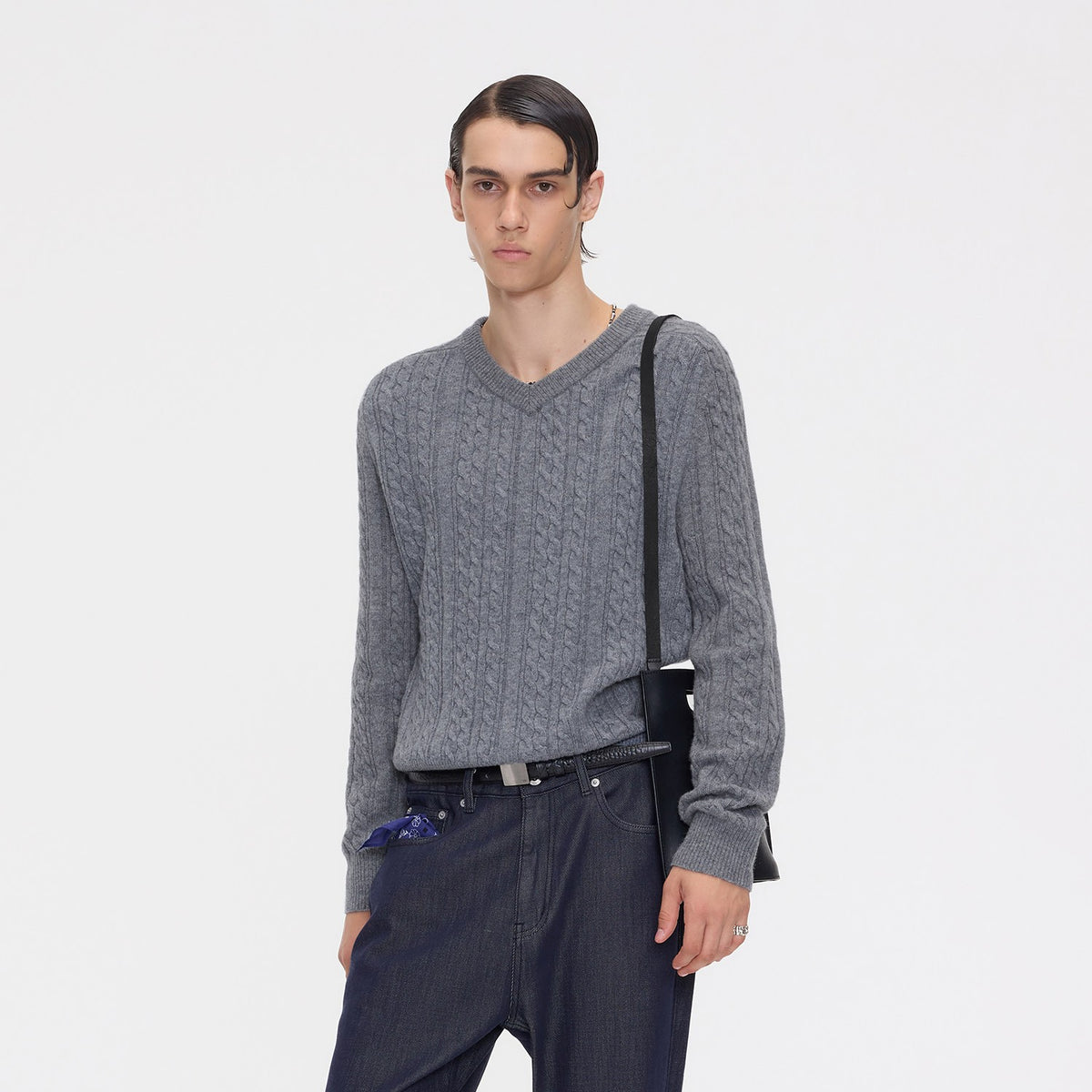 Simple V-Neck Sweater