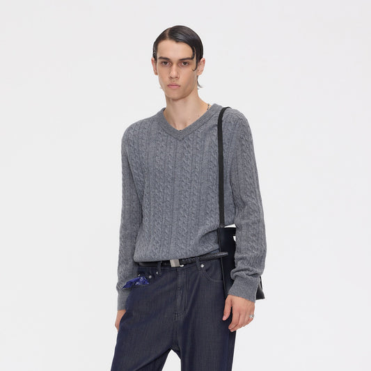 Simple V-Neck Sweater
