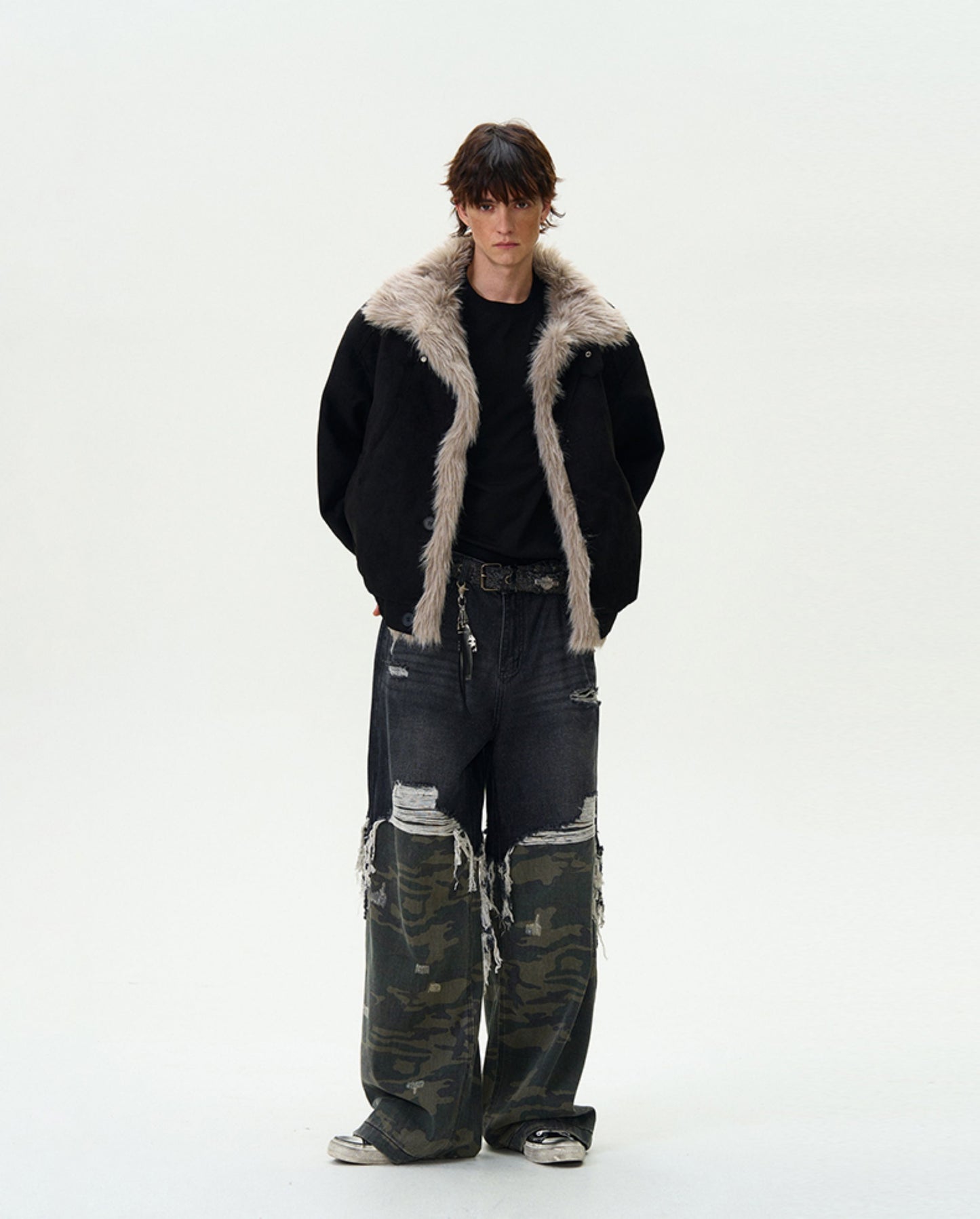 High-end fur collar jackets