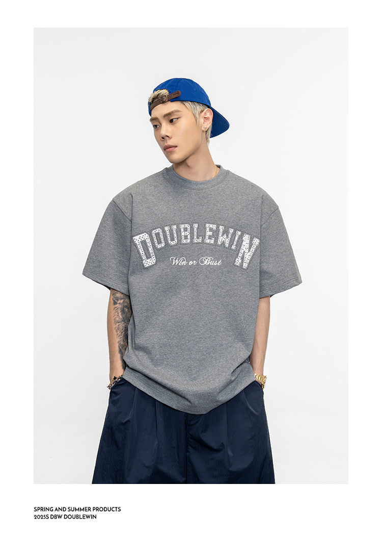 Loose-fit Round-Neck Casual T-Shirt