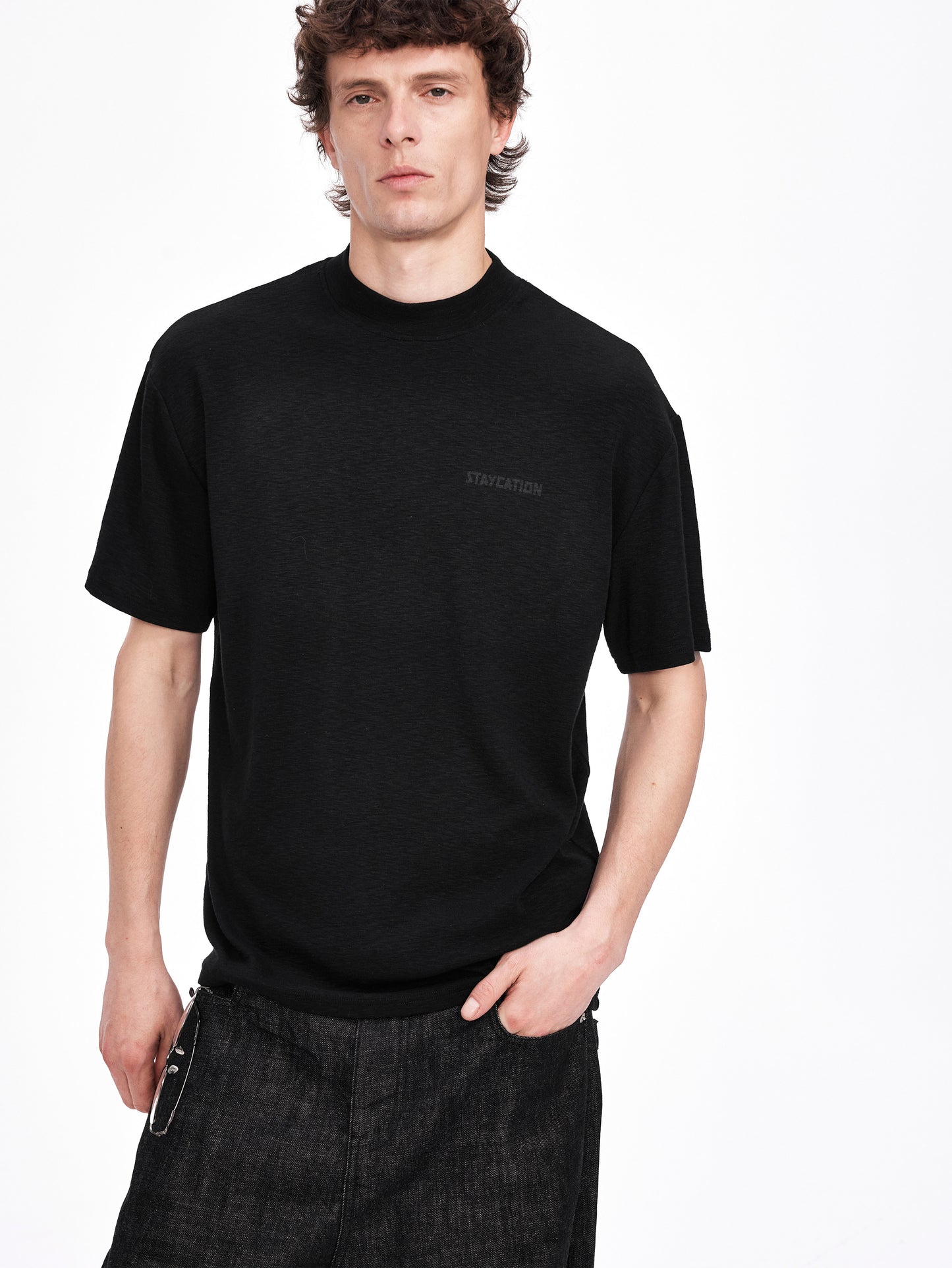 Loose-Fitting Unisex T-Shirt with Back Print