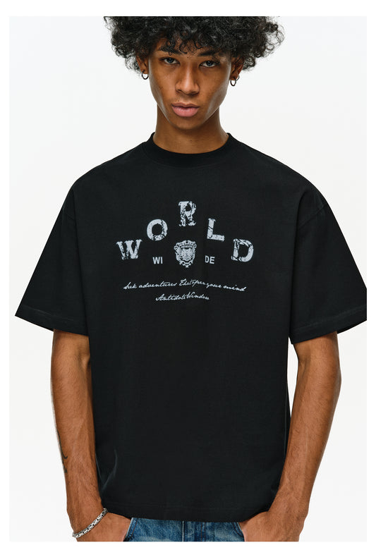 Sports Badge Print T-shirt