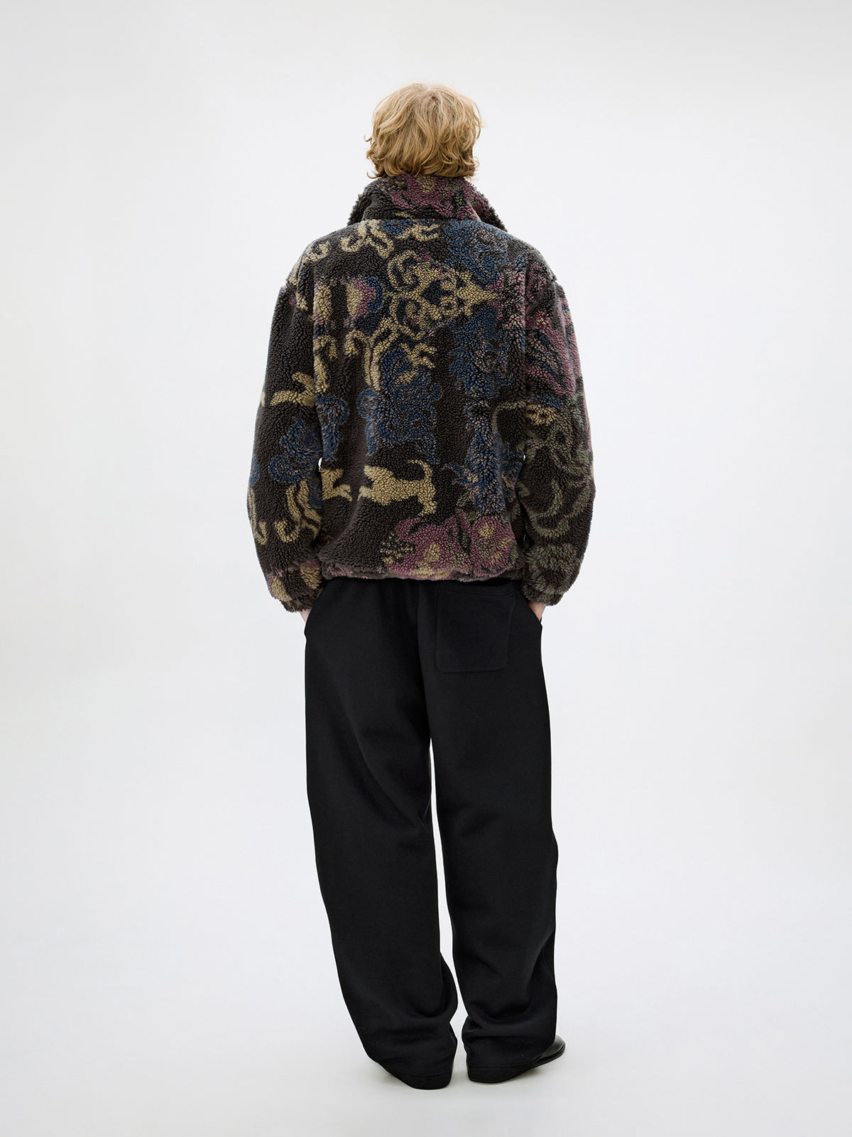 Lambswool Blend Zipper Jacket