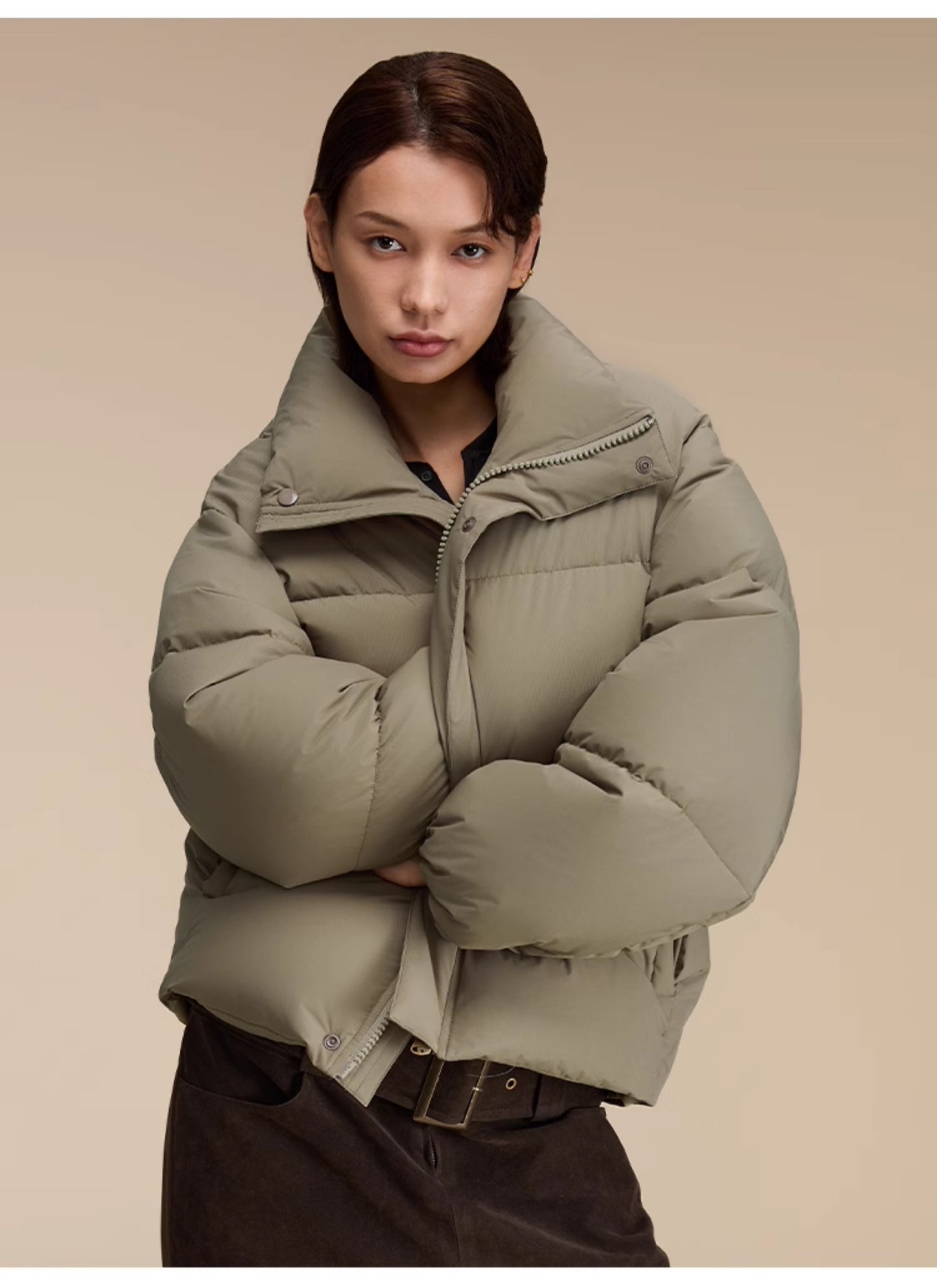 Short Loose Down Jacket