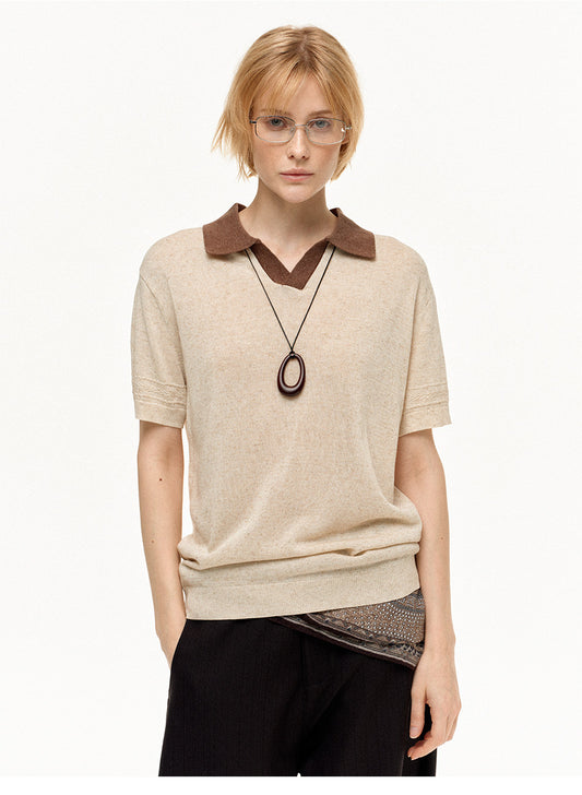 Contrast Polo Shirt