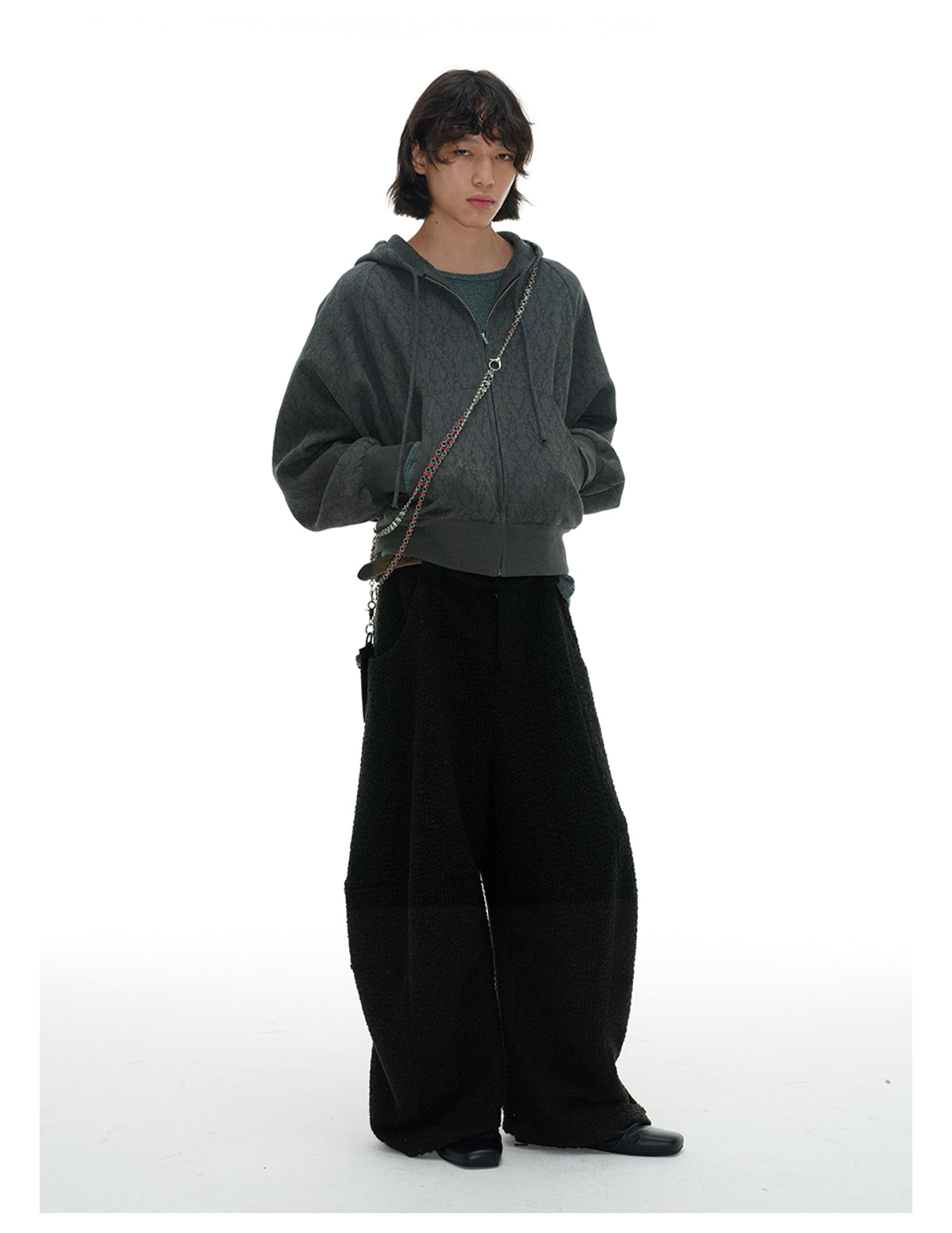 Zipper Hoodie Sweatshirt