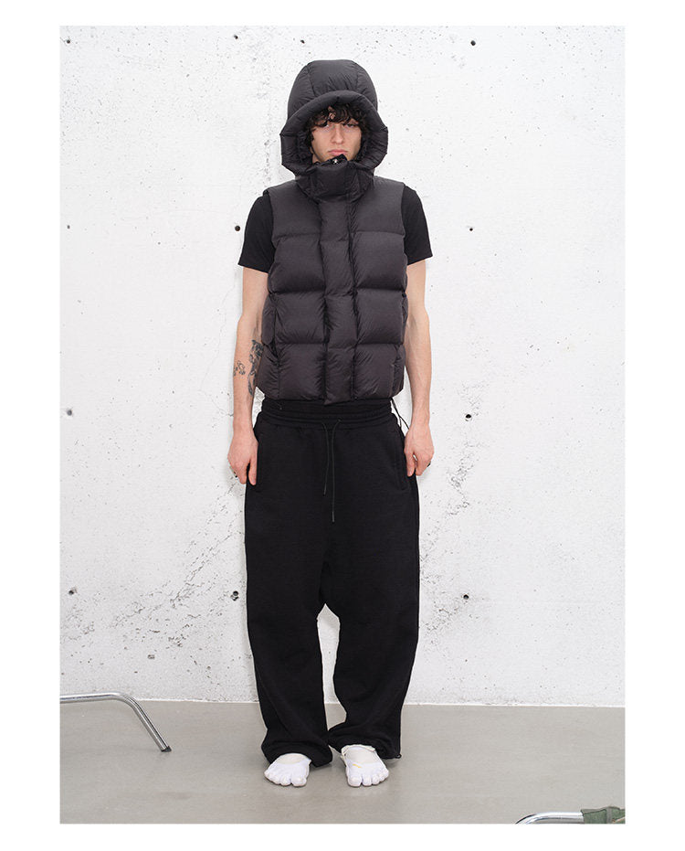 High-Fill Down Vest with Hood