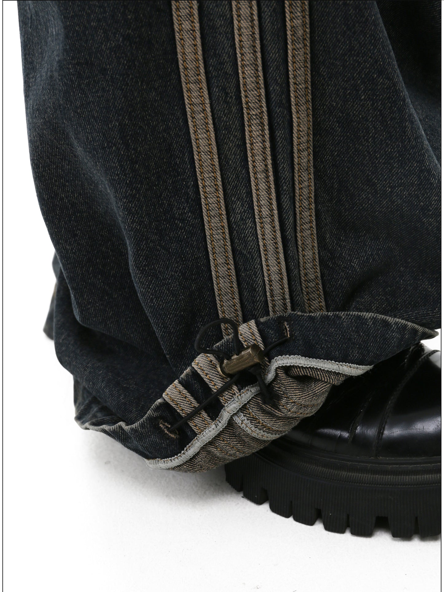 Distressed Stripe Jeans