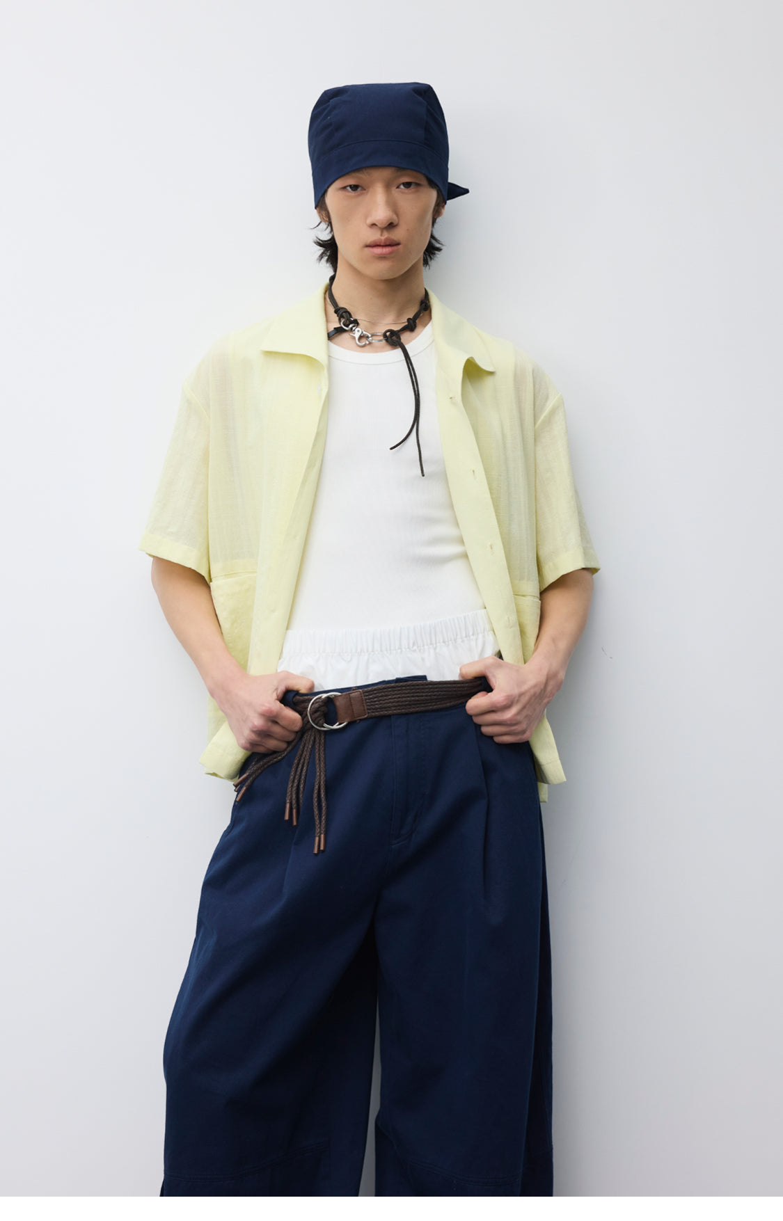 Square Collar Pocket Shirt