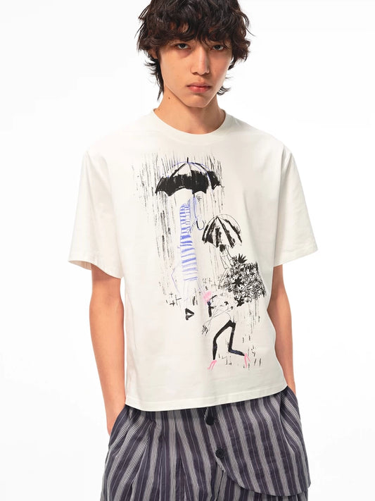 軽量で通気性のあるデジタルダイレクトプリントTシャツ