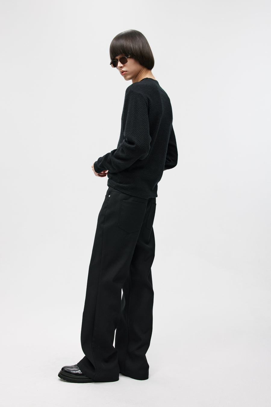 Basic silhouette boot pants